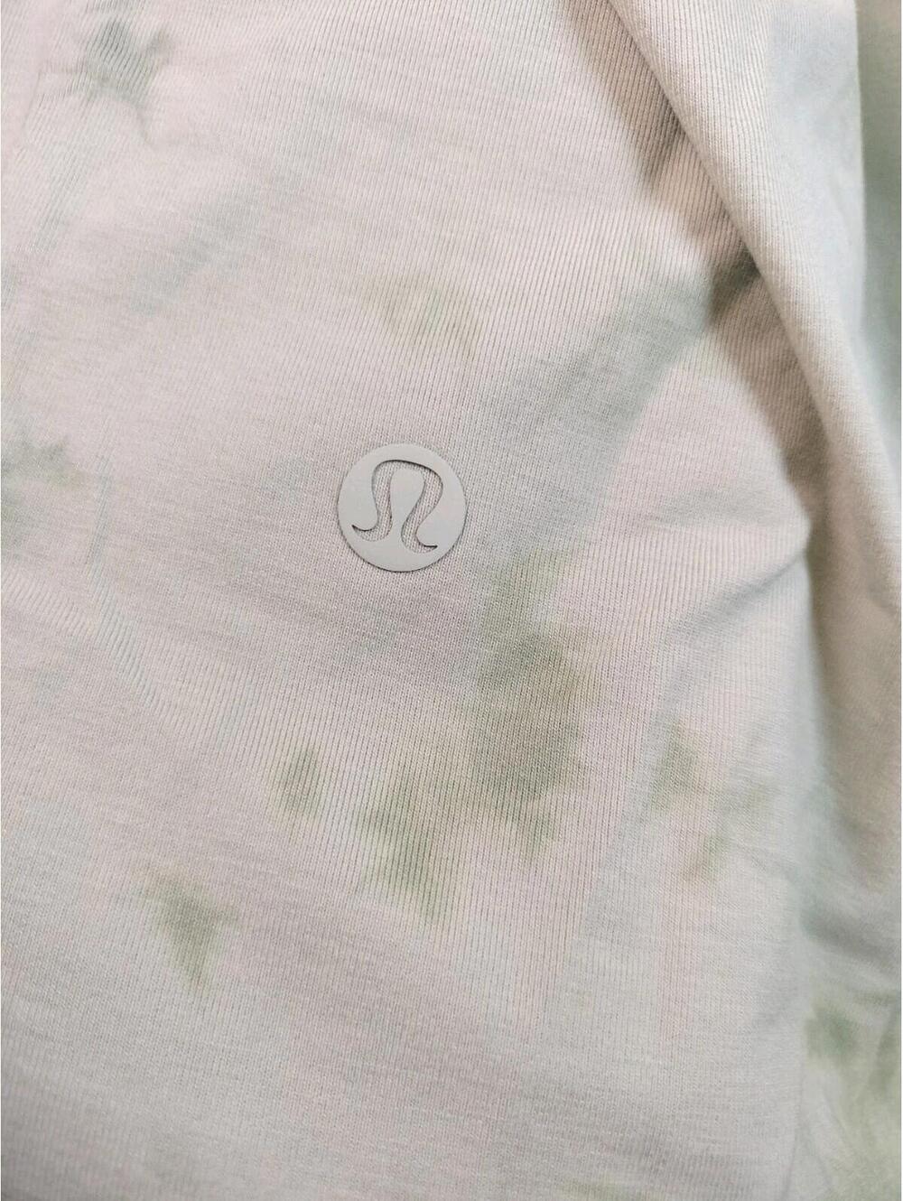 Lululemon Men’s Fundamental T-Shirt Large Green Tie Dye Short Sleeve Tee L - Picture 6 of 10